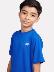 New Balance Blue Kids Athletics T-Shirt - Image 4 of 6