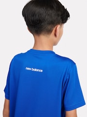 New Balance Blue Kids Athletics T-Shirt - Image 6 of 6