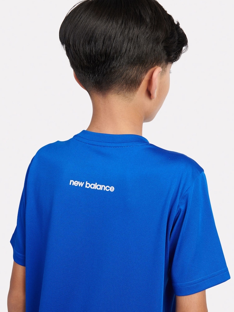 New Balance Blue Kids Athletics T-Shirt - Image 6 of 6