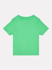 New Balance Green Kids Jersey Stacked Logo 100% Cotton T-Shirt - Image 2 of 7