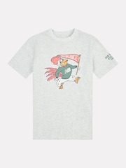 New Balance Grey Kids Mascot Athletics 100% Cotton T-Shirt - Image 7 of 9