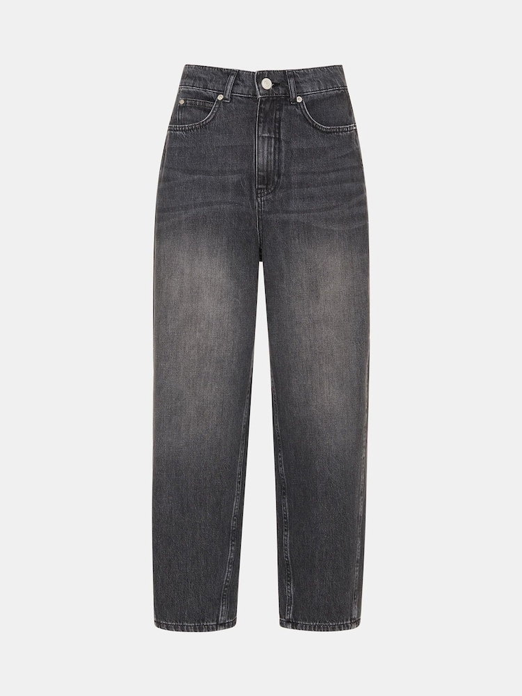 Whistles Authentic Barrel Leg 100% Cotton Jeans - Imagen 5 de 5