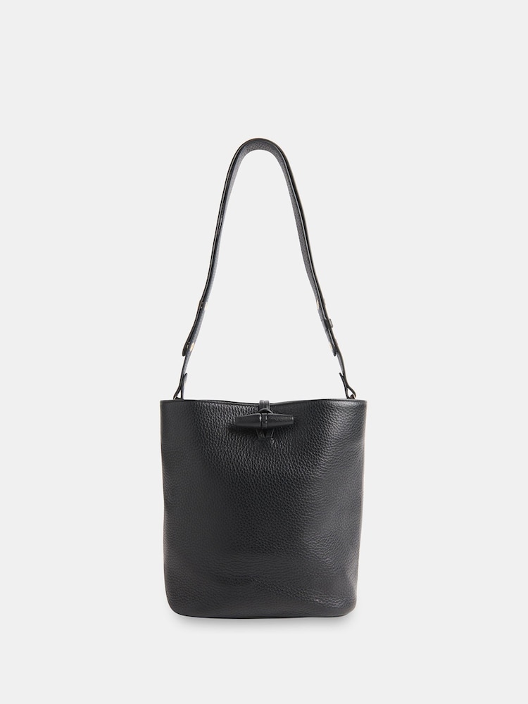 Whistles Black Cleo Toggle Bucket Bag - Image 1 of 5