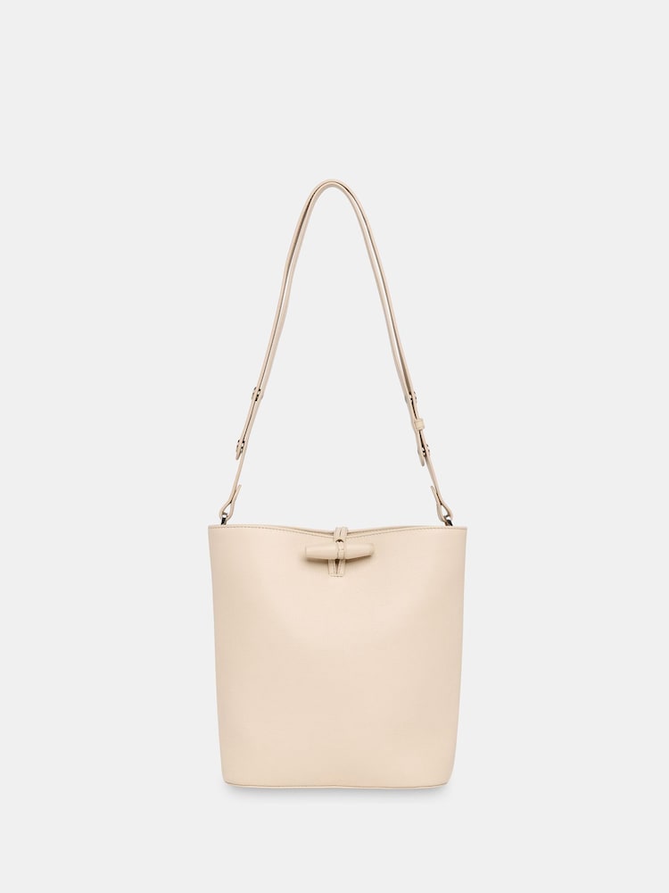 Whistles Cream Cleo Toggle Bucket Bag - Image 1 of 4