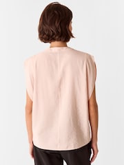 Whistles Pink Gwen Sleeveless Blouse - Image 2 of 5