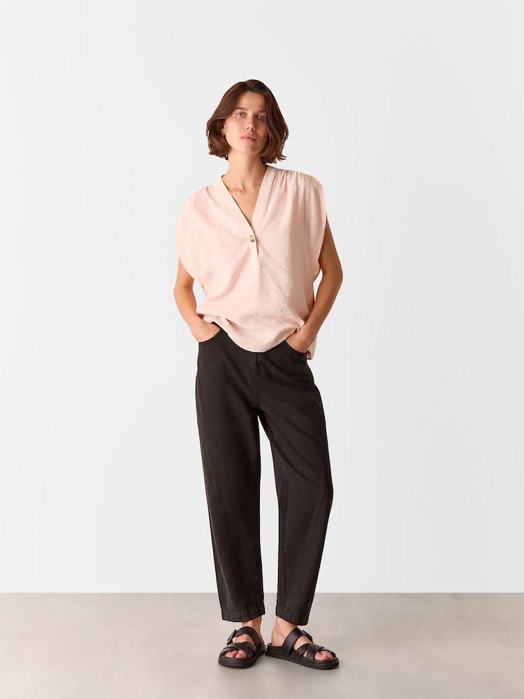 Whistles Pink Gwen Sleeveless Blouse - Image 3 of 5