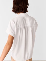 Whistles White Nicola Button Through Shirt - Image 2 of 5