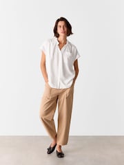 Whistles White Nicola Button Through Shirt - Image 3 of 5