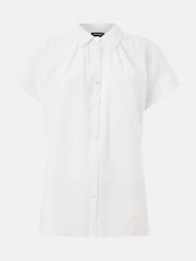 Whistles White Nicola Button Through Shirt - Image 5 of 5