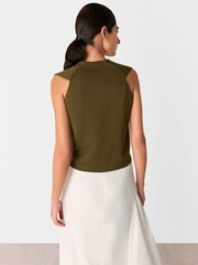 Camiseta sin mangas abotonada Bailey de Whistles - Imagen 2 de 5