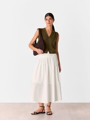 Camiseta sin mangas abotonada Bailey de Whistles - Imagen 3 de 5