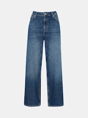 Whistles Blue Straight Ankle Length 100% Cotton Jeans - Image 5 of 5