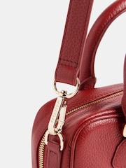 Whistles Red Lois Bowling Cross-Body Bag - Image 4 of 5
