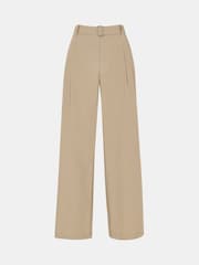 Whistles Green Kate Belt Detail Trousers - Image 5 of 5