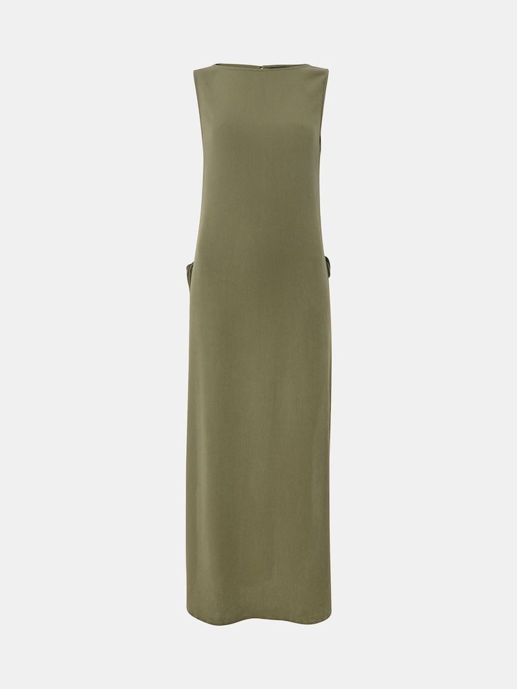 Whistles Green Tie Side Beach Dress - Image 5 of 5
