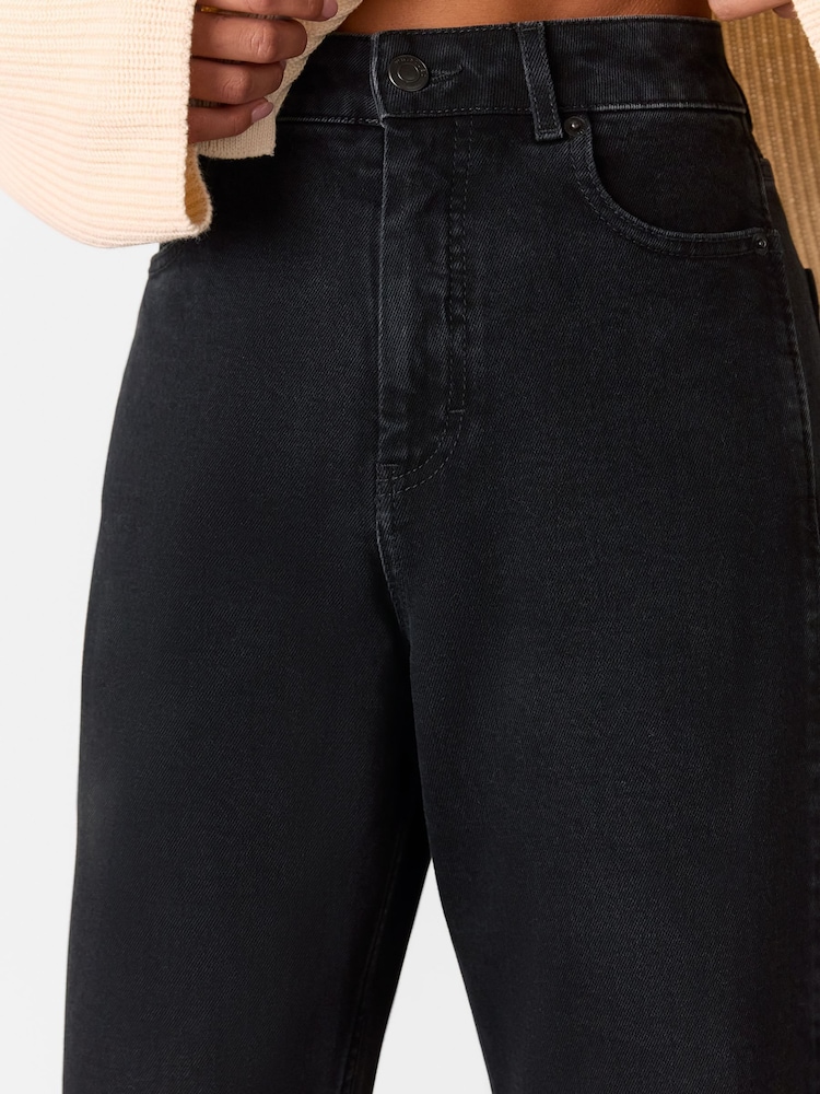 Whistles Petite Stretch Barrel Leg Jeans - Image 4 of 5