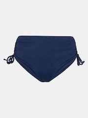 Whistles Blue Mixed Rib Bikini Bottoms - Image 5 of 5