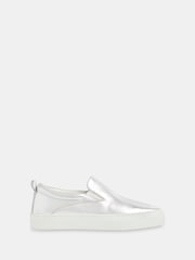 Whistles Silver Kinsley Slip On Trainers - Image 1 of 4
