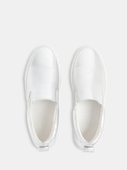 Whistles Silver Kinsley Slip On Trainers - Image 2 of 4