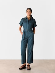 Whistles Relaxed Shoulder Seam Jumpsuit - Imagen 1 de 5