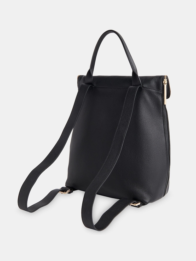Whistles Black Verity Backpack - Image 2 of 4
