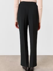 Whistles Black Corinna Belted Crepe Trousers - Image 3 of 5