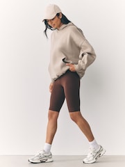 Chocolate Brown Jersey Cycle Shorts - Image 1 of 4