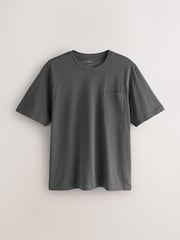 Sage Green/Slate Grey Jersey Open Long Pyjamas Set 2 Pack - Image 8 of 13