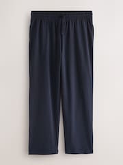 Sage Green/Slate Grey Jersey Open Long Pyjamas Set 2 Pack - Image 9 of 13