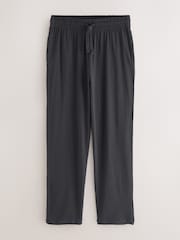 Marrón óxido/Gris pizarra - Conjunto de pijama largo de punto - Imagen 3 de 5