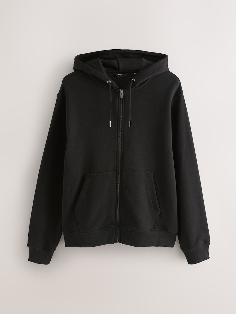 Black/Grey Zip Through Hoodies 2 Pack - Image 2 of 11