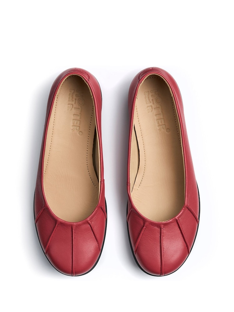 Hotter Red Regular Fit Rhea Slip-On Shoes - Image 4 of 4