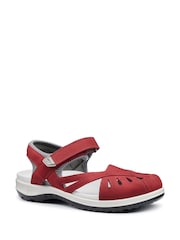 Hotter Red Wide Fit Quest Touch-Fastening Sandals - Image 2 of 4