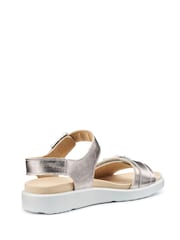Hotter Grey Wide Fit Palma Touch-Fastening Sandals - Image 3 of 4