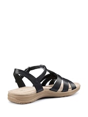 Hotter Black Regular Fit Rainer Touch Fastening Sandals - Image 2 of 4