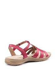 Hotter Red Wide Fit Rainer Touch-Fastening Sandals - Image 3 of 4