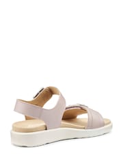 Hotter Grey Regular Fit Palma Touch Fastening Sandals - Image 3 of 4