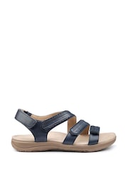 Hotter Blue Regular Fit Savannah Touch Fastening Sandals - Image 1 of 4