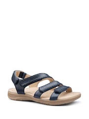 Hotter Blue Regular Fit Savannah Touch Fastening Sandals - Image 2 of 4