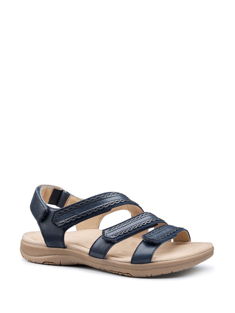 Hotter Blue Regular Fit Savannah Touch Fastening Sandals - Image 2 of 4