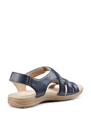 Hotter Blue Regular Fit Savannah Touch Fastening Sandals - Image 3 of 4