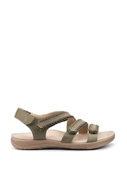 Hotter Green Regular Fit Savannah Touch Fastening Sandals - Image 1 of 3