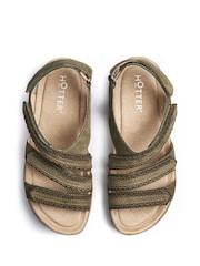 Hotter Green Regular Fit Savannah Touch Fastening Sandals - Image 3 of 3