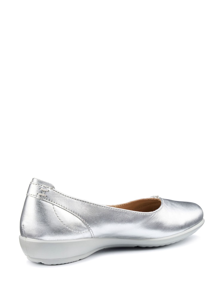 Hotter Silver Wide Fit Robyn II Slip-Ons Shoes - Image 3 of 4