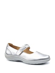 Hotter Silver Wide Fit Shake II Touch-Fastening Shoes - Image 2 of 4