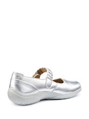 Hotter Silver Wide Fit Shake II Touch-Fastening Shoes - Image 3 of 4