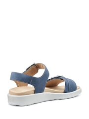 Hotter Blue Wide Fit Palma Touch-Fastening Sandals - Image 3 of 4