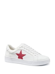 Hotter White Regular Fit Star Lace-Up Shoes - Image 2 of 4