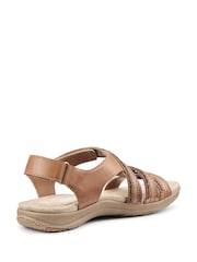 Hotter Brown Wide Fit Savannah Touch-Fastening Sandals - Image 3 of 4