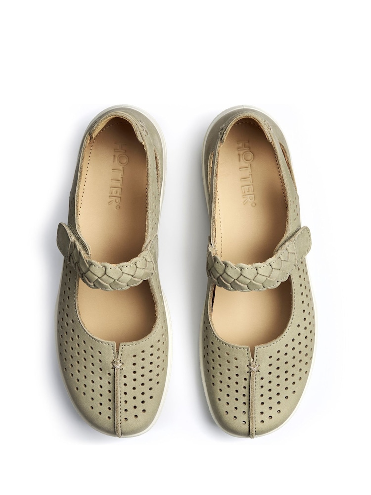 Hotter Green Regular Fit Quake II Touch-Fastening Shoes - Image 4 of 4